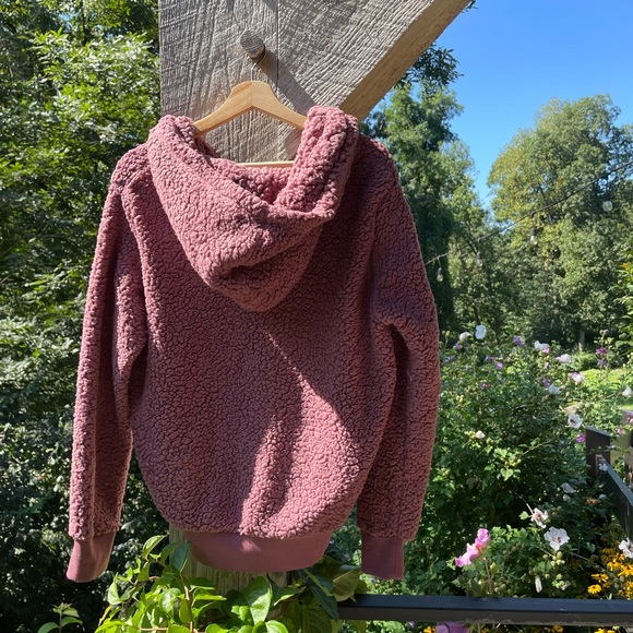 Zip Up Teddy Fleece Jacket - Picture 5 of 8